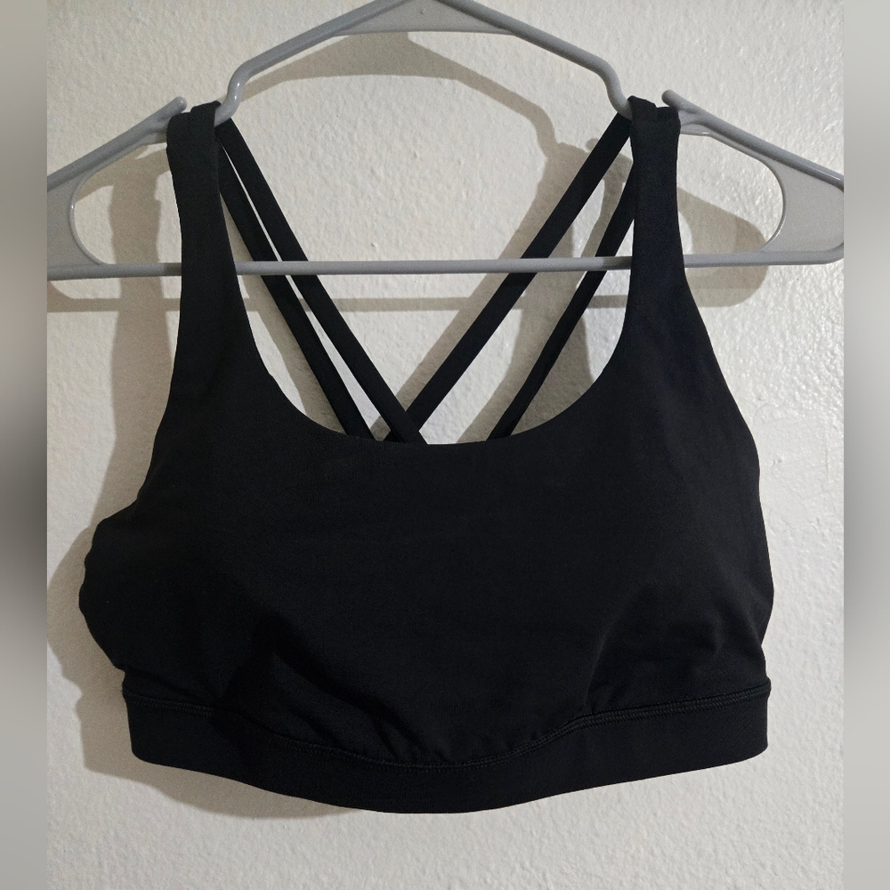 lululemon athletica Black Strappy Sports Bra - Women's Intimates - Picture 2 of 6